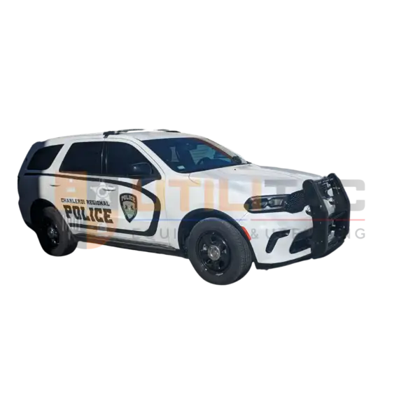 White Dodge Durango Pursuit With Police Equipment