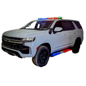 police tahoe with lights